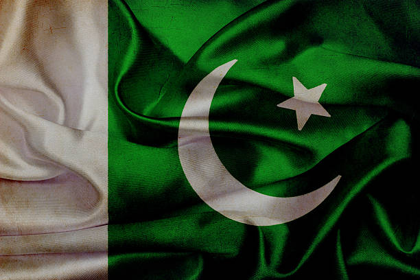 istock Pakistan grunge waving flag 499534883