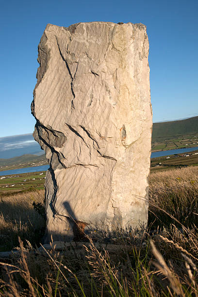 istock Standing Stone and View; Valentia Island 499536152