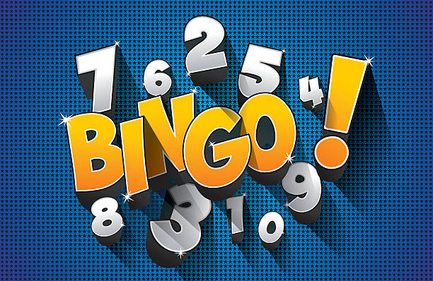 Bingo, Jackpot symbol vector art illustration