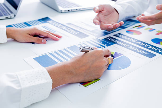 istock Business people discussing the charts and graphs 499537024