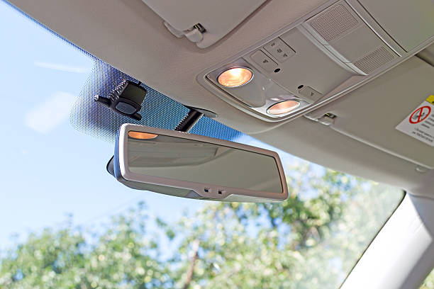 istock Rearview mirror in the car 499537558
