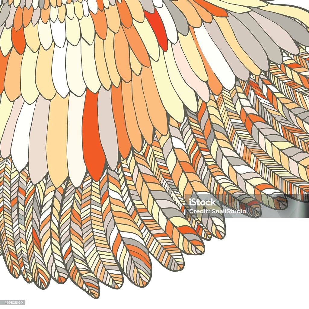 Color Wings Vector Color Wing Vector Illustration Stock Illustration - Download Image Now ...