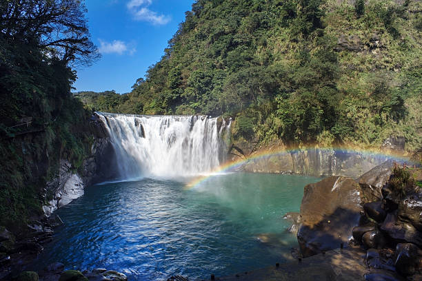 istock waterfall in shifen taiwan 499539241