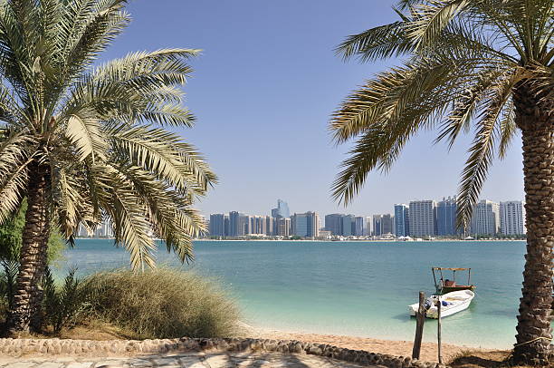 istock Boats near the shore. Abu Dhabi. 499539640