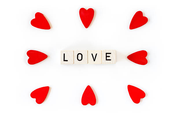 istock Love and red hearts isolated on white background 499540436