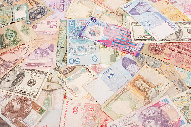 istock Banknotes of from around the world 499543258