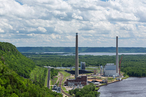 istock Power Plant in River Valley 499552381