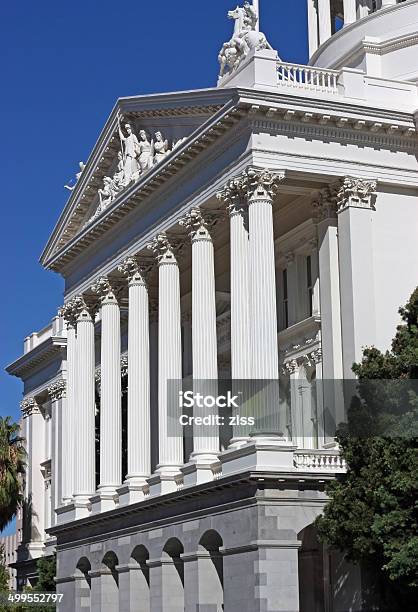 California State Capitol Stock Photo - Download Image Now - Architectural Column, Architecture, Authority