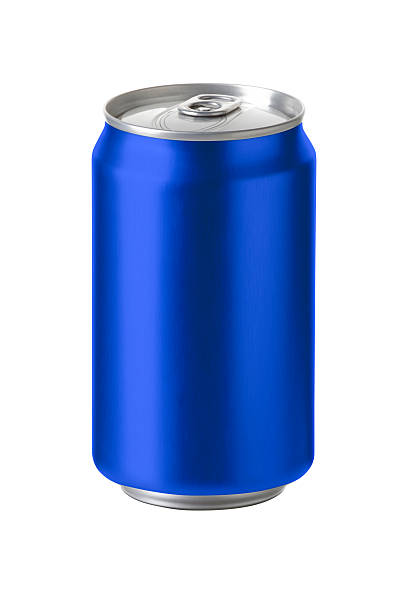 istock Blue aluminum cans, Realistic photo image 499554499