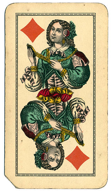 istock Queen of Diamonds Tarot Austrian Taroch 1900 499554981