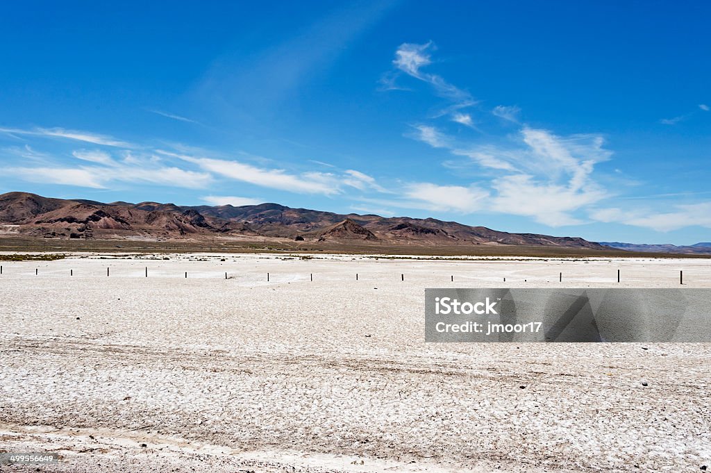 Outside Fallon Nevada This desert view is while driving south on hiway 95 near Fallon Nevada. Nevada Stock Photo