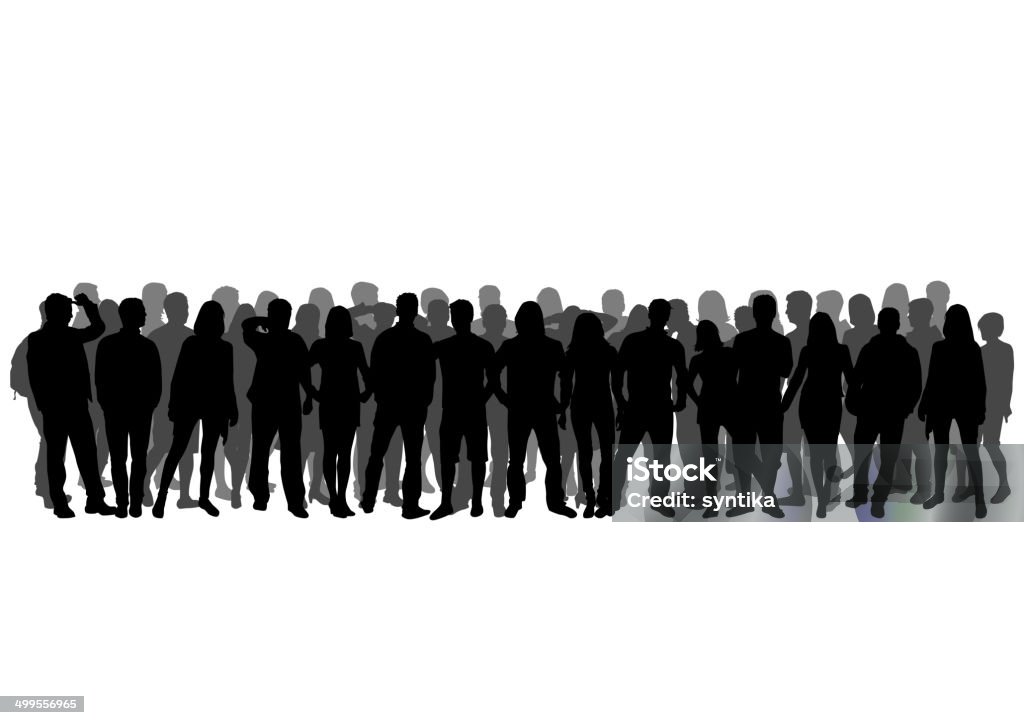 Group of people Crowd of People stock vector