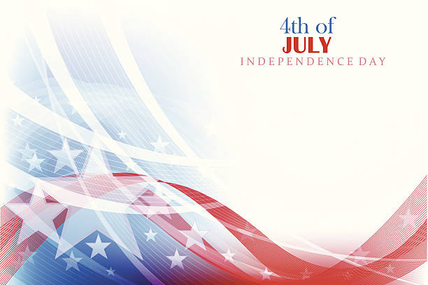 latar belakang 4 juli - american flag ilustrasi stok