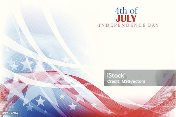 4th Of July Background Stock Illustration - Download Image Now - Backgrounds, Patriotism, American Flag
