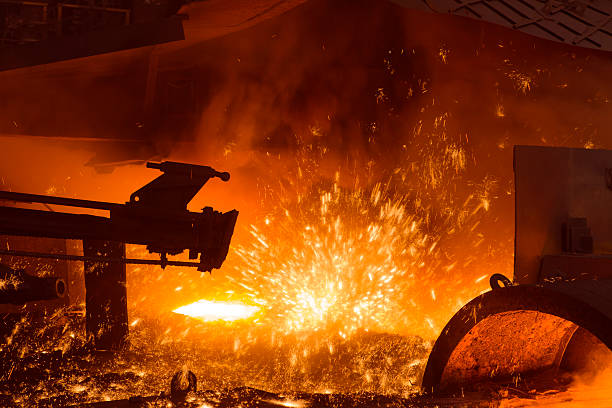 istock Splashing of iron water 499557117