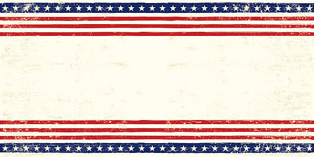 american kartka pocztowa - flag patriotism star shape obsolete stock illustrations