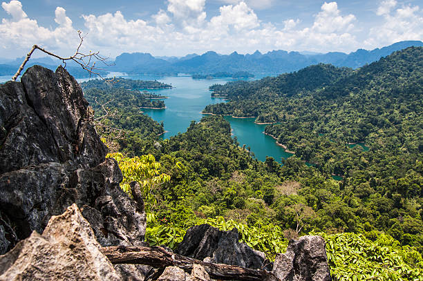 Cheow Lan Lake, Khao Sok National Park stock photo