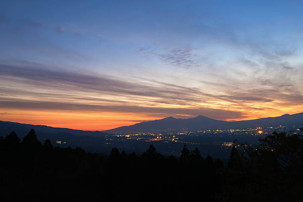 istock City night view of Gotemba 499568445