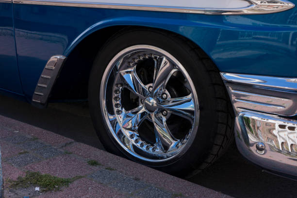 istock Vintage American Car Side Detail 499568819
