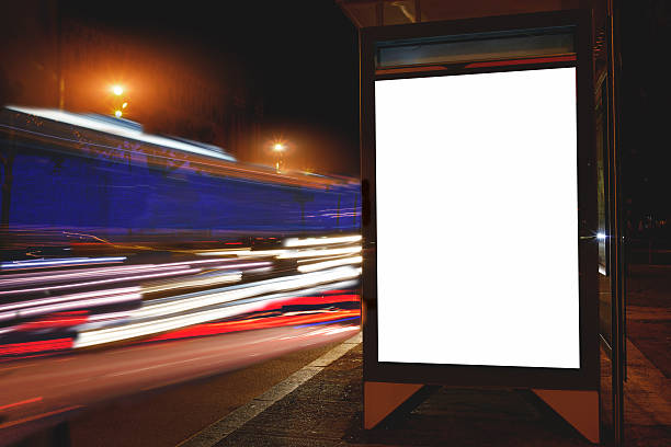 istock Advertising mock up banner outdoors 499571780