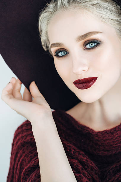 istock Beautiful girl wearing hat 499573670