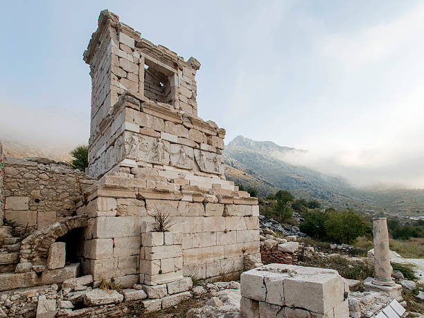 The ancient city of Sagalassos in Turkey stock photo