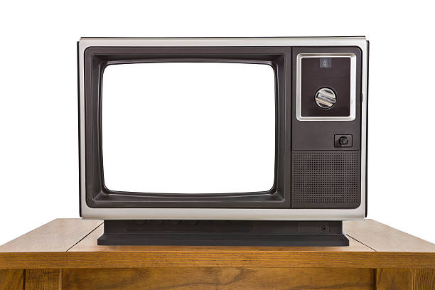 istock Old Television and with Cut Out Screen 499574496