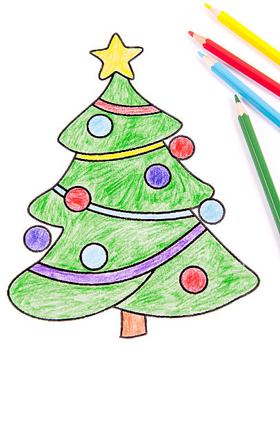 istock Drawing of a Christmas tree 499576692