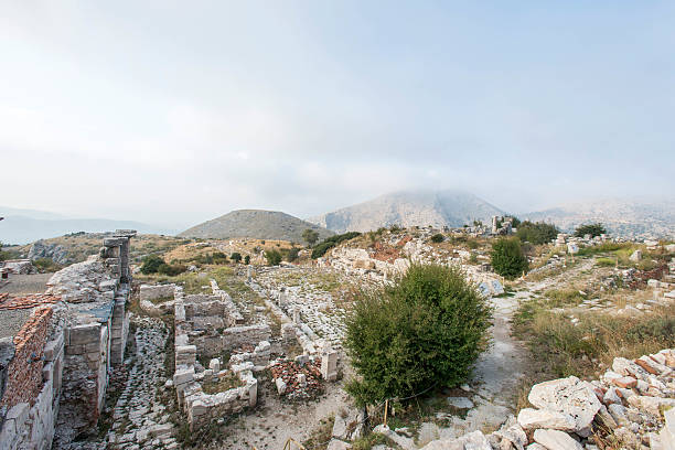 The ancient city of Sagalassos in Turkey stock photo