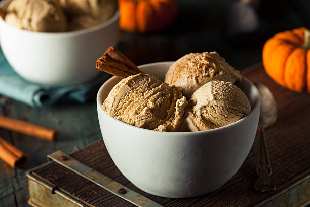 istock Homemade Pumpkin Pie Ice Cream 499577716