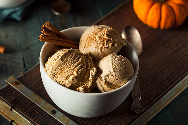 istock Homemade Pumpkin Pie Ice Cream 499577726