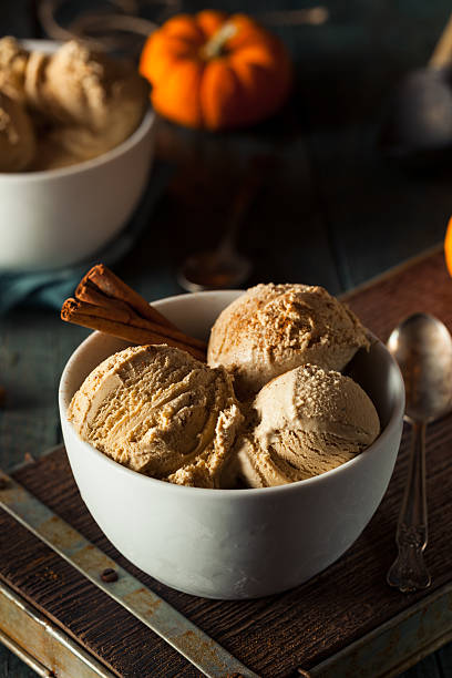 istock Homemade Pumpkin Pie Ice Cream 499577740