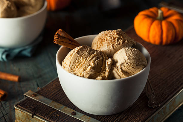 istock Homemade Pumpkin Pie Ice Cream 499577766