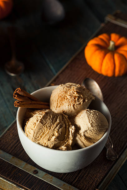 istock Homemade Pumpkin Pie Ice Cream 499577780