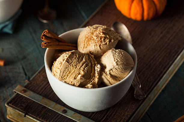 istock Homemade Pumpkin Pie Ice Cream 499577792