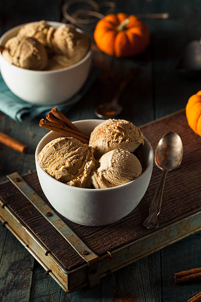 istock Homemade Pumpkin Pie Ice Cream 499577798