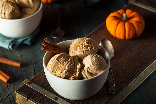 istock Homemade Pumpkin Pie Ice Cream 499577830