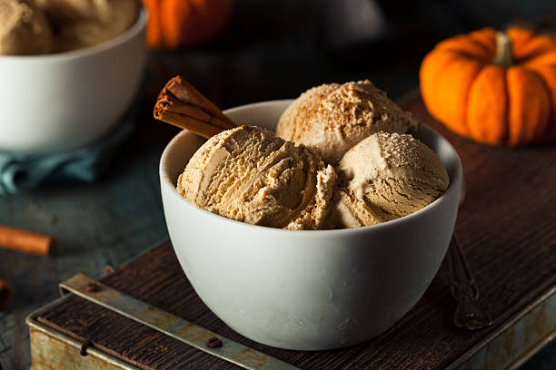 istock Homemade Pumpkin Pie Ice Cream 499577854