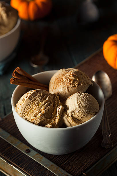 istock Homemade Pumpkin Pie Ice Cream 499577856