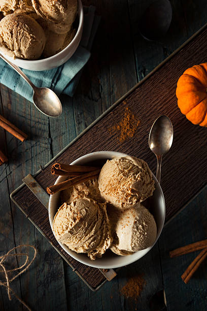 istock Homemade Pumpkin Pie Ice Cream 499577924
