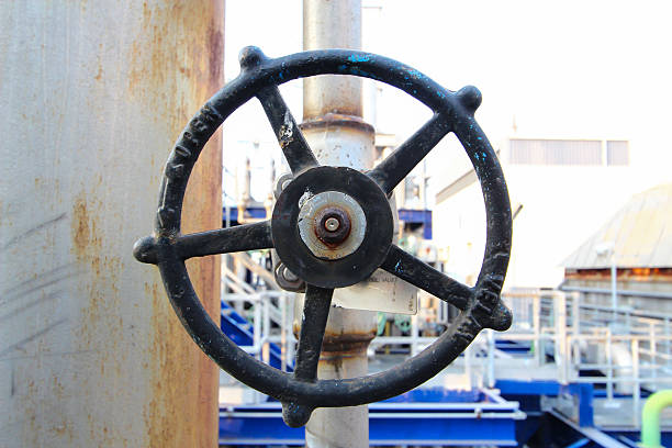 istock Industrial hand valve in the Powerhouse 499578485
