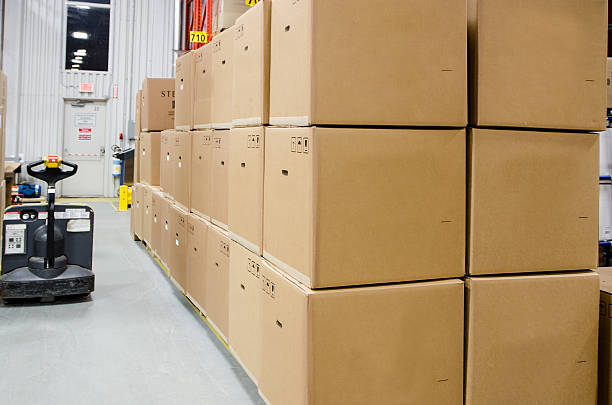 istock Pile of carton boxes ready to ship 499578644