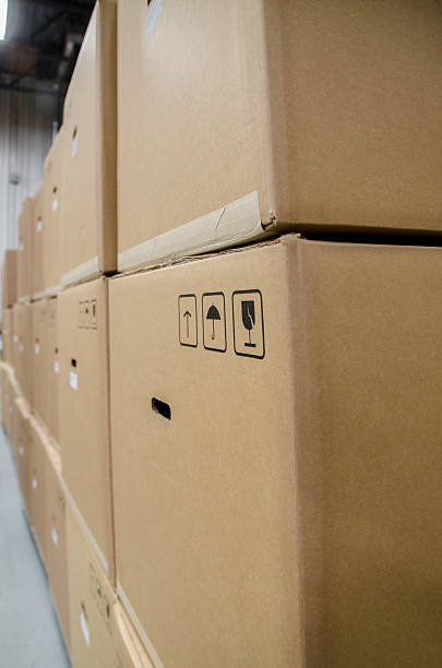 istock Pile of carton boxes ready to ship 499578780