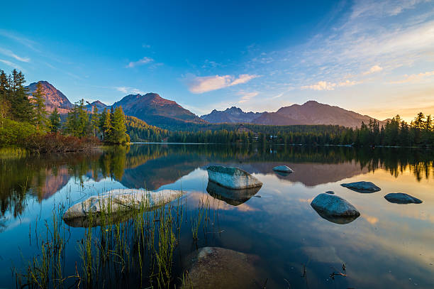 istock Tatra lake Strbske Pleso, Slovakia 499578870