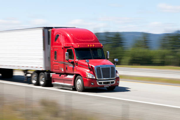 istock Truck on the highway 499578981