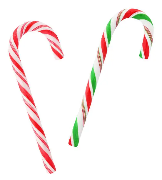 Photo of Red and green candy canes