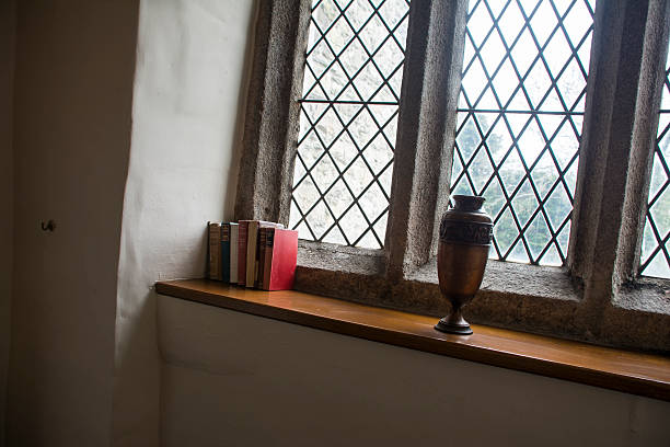 istock Old Dusty Books in Window 499579891