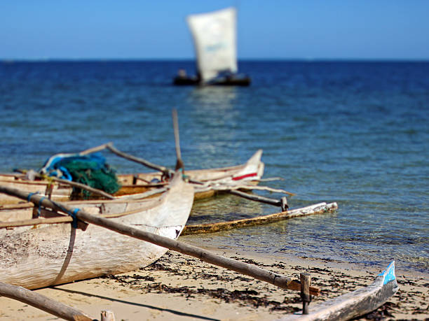 Lake Victoria, Tanzania - July 30, 2024. Fishing activities on the shores of Lake Victoria. This lake, the largest in africa once had a flourising eco system that is now endangered by the  invasive Nile Bass. People in the communities now struggle to make a living.