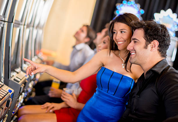 istock Couple at the casino 499582953