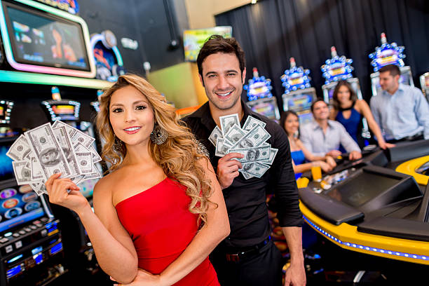 istock Couple at the casino 499582967